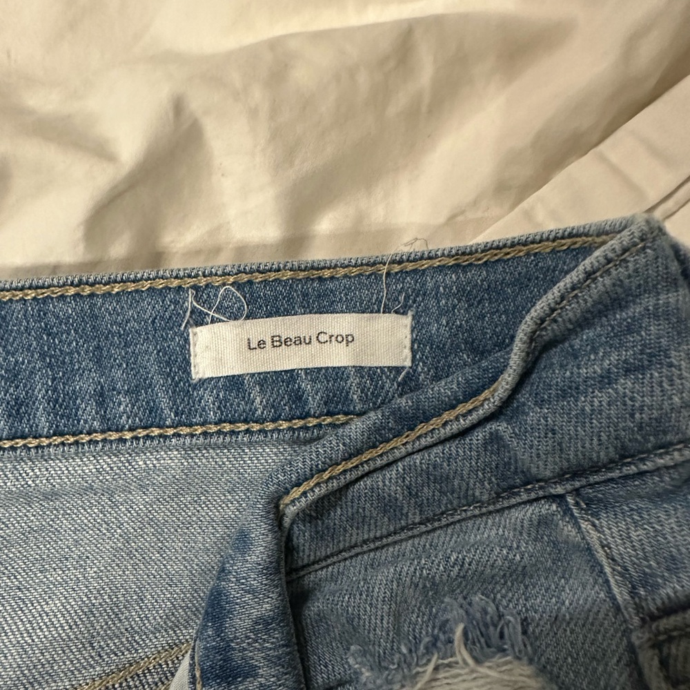 Frame denim le beau crop